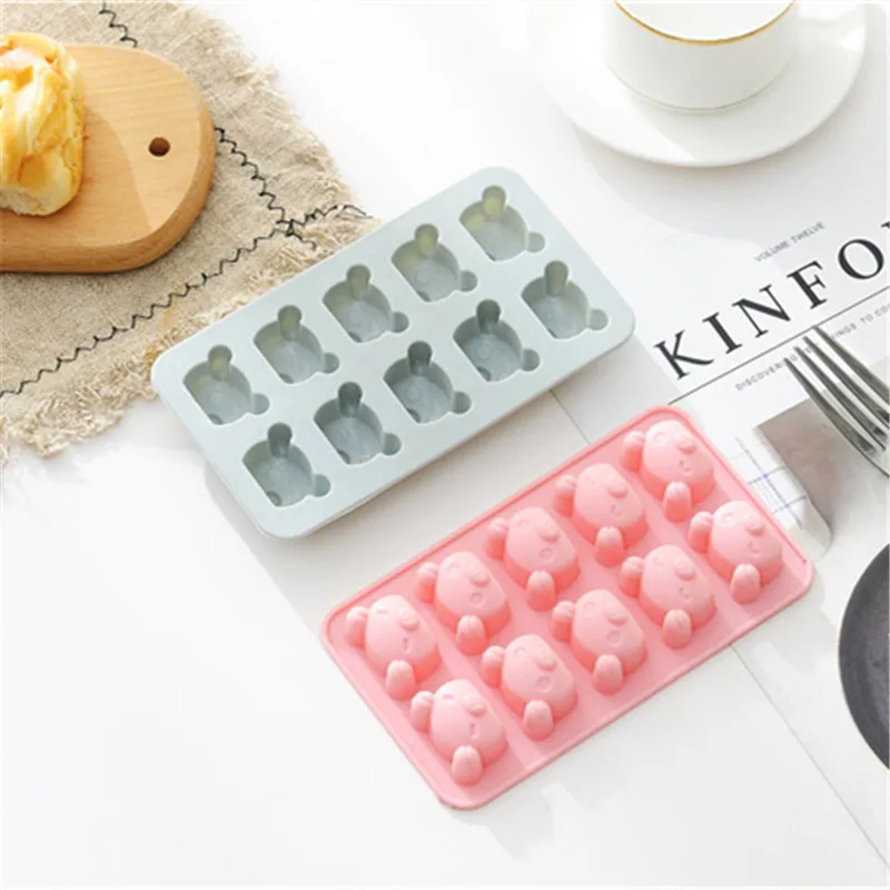 Силиконовая форма для украшения торта с изображением медведя из мультфильма JO LIFE