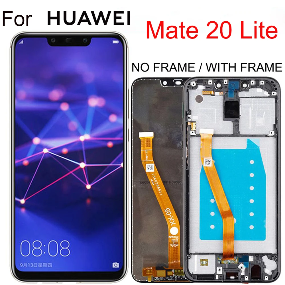 

ЖК-дисплей 6,3 "для Huawei Mate 20 Lite, сменный сенсорный экран для Huawei Mate 20 Lite, дисплей Maimang 7, ЖК-SNE-AL00, оригинал
