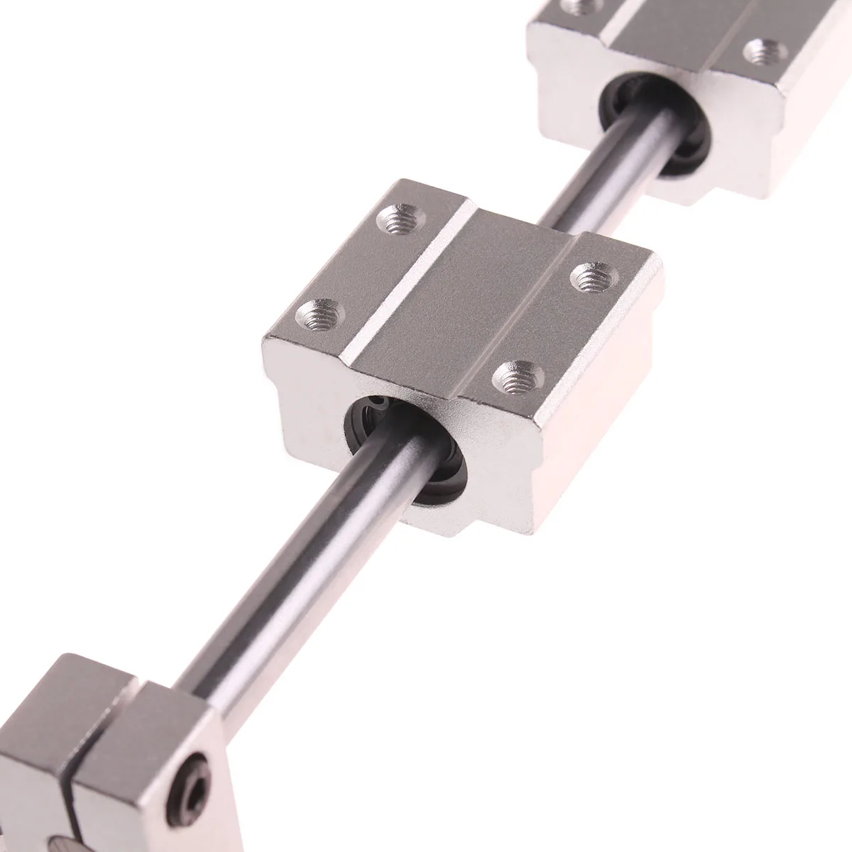 t8 lead screw optical axis od8mm 3d printer guide rail partskp08 bearing bracket housing mounting bracketcoupler d19l25 sk8 free global shipping