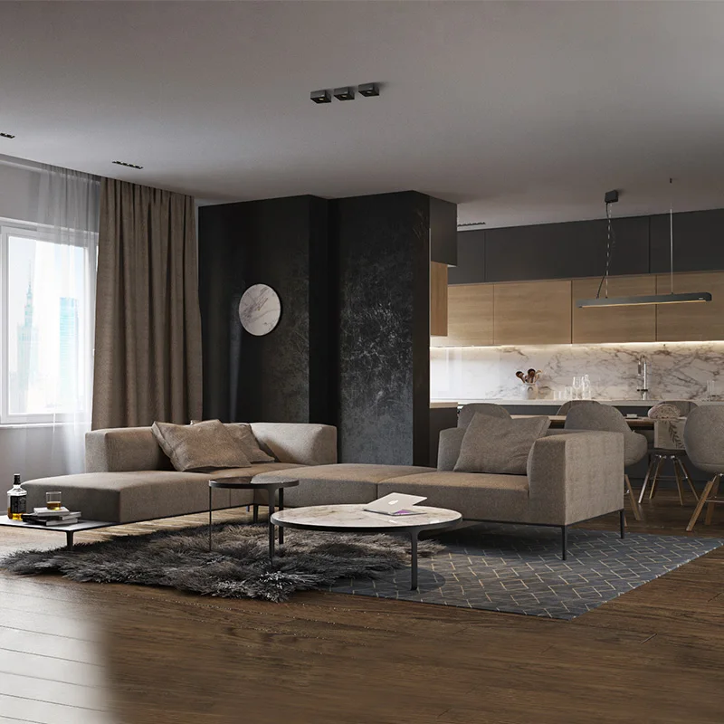 Светодиодный ультратонкий направленный светильник Aisilan без Основного освещения