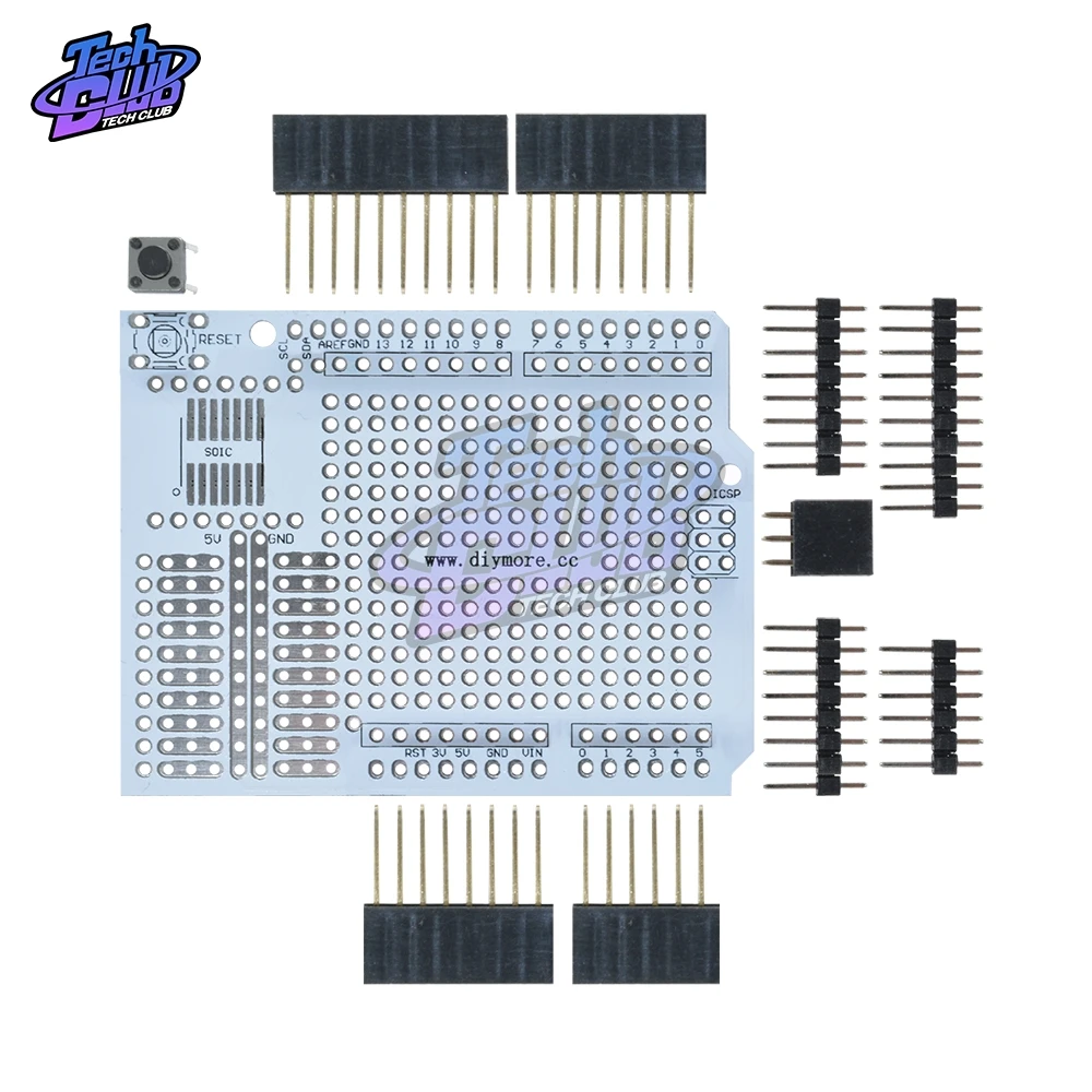 Макетная плата для разработки прототипов печатных плат расширения макетная
