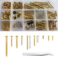 electric guitar screw kit 9 types with springs for guitar bridgepickguardtunerswitchneck plateguitar strap button