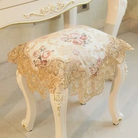 sbb european style high grade lace cover floral printed embroidered piano stool dressing table chair decorate universal cover
