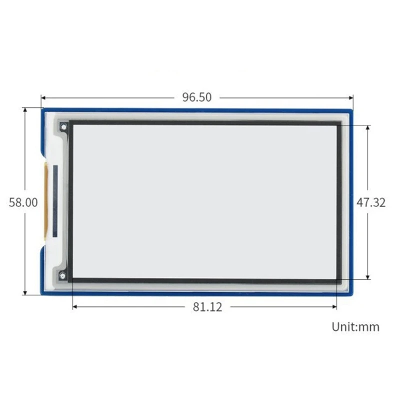 

Waveshare 3.7 Inch Ink Screen Electronic Paper Screen Partially Refreshed Suitable for Raspberry Pi Shelf Label