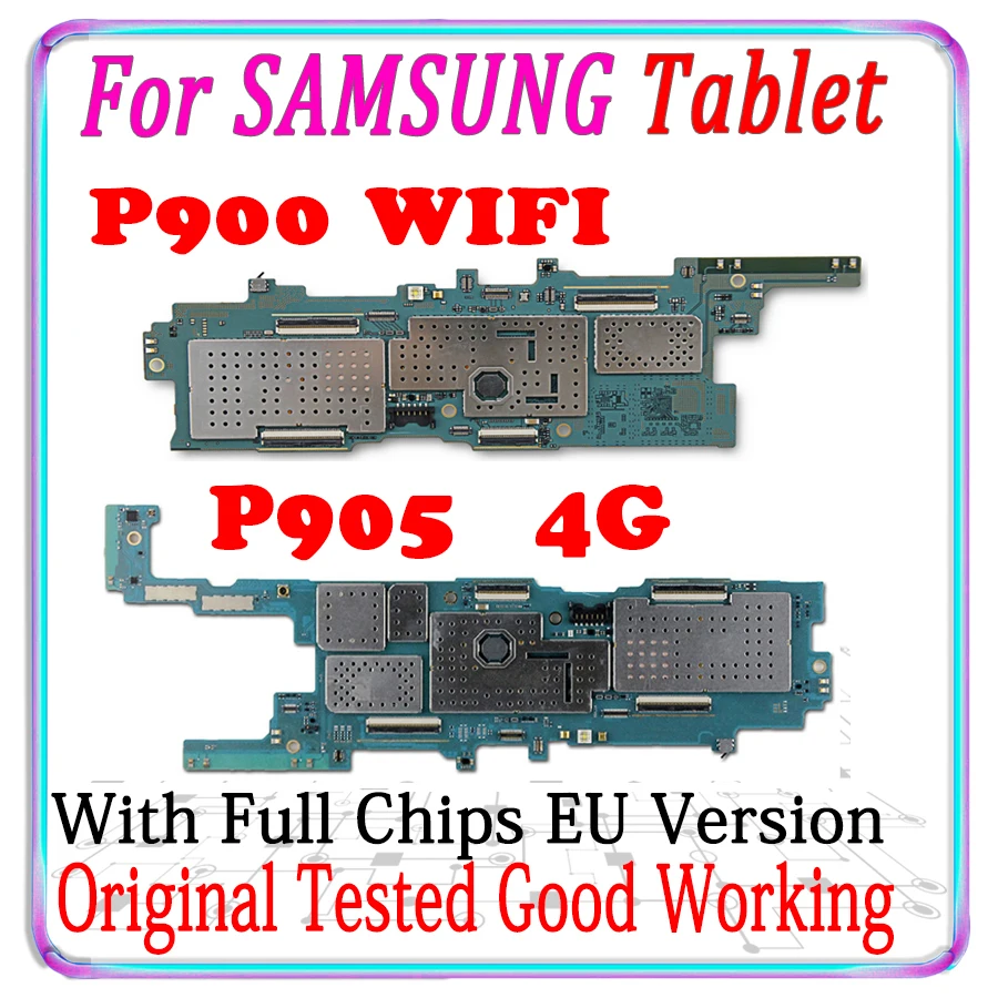 Европейская версия материнской платы для Samsung Galaxy Note Pro 12 2 P900 P901 P905 32 ГБ