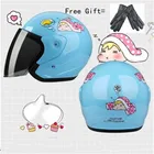 Шлем мотоциклетный с открытым лицом, в винтажном стиле, Размеры M L XL