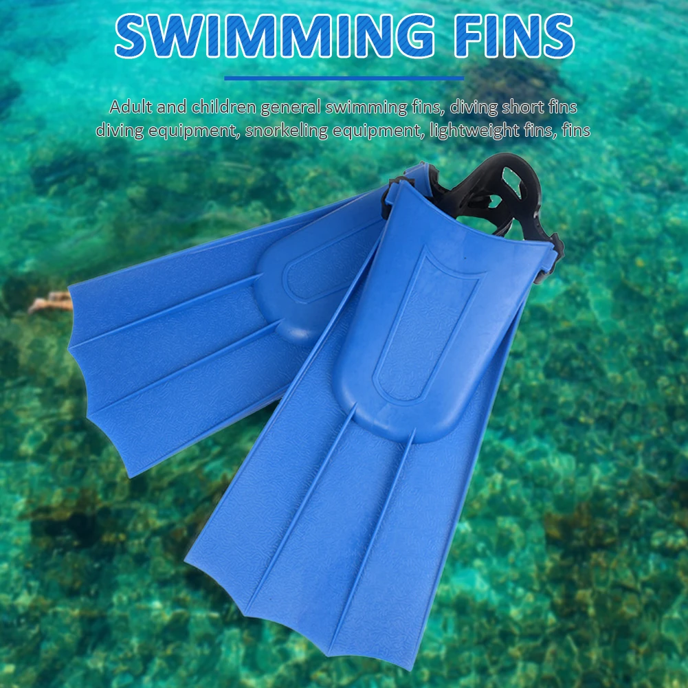 

Swimming Fins Adults Children Short Foot Diving Fins Snorkeling Foot Flippers Ultra Light Fins Water Sports Activities Equipment