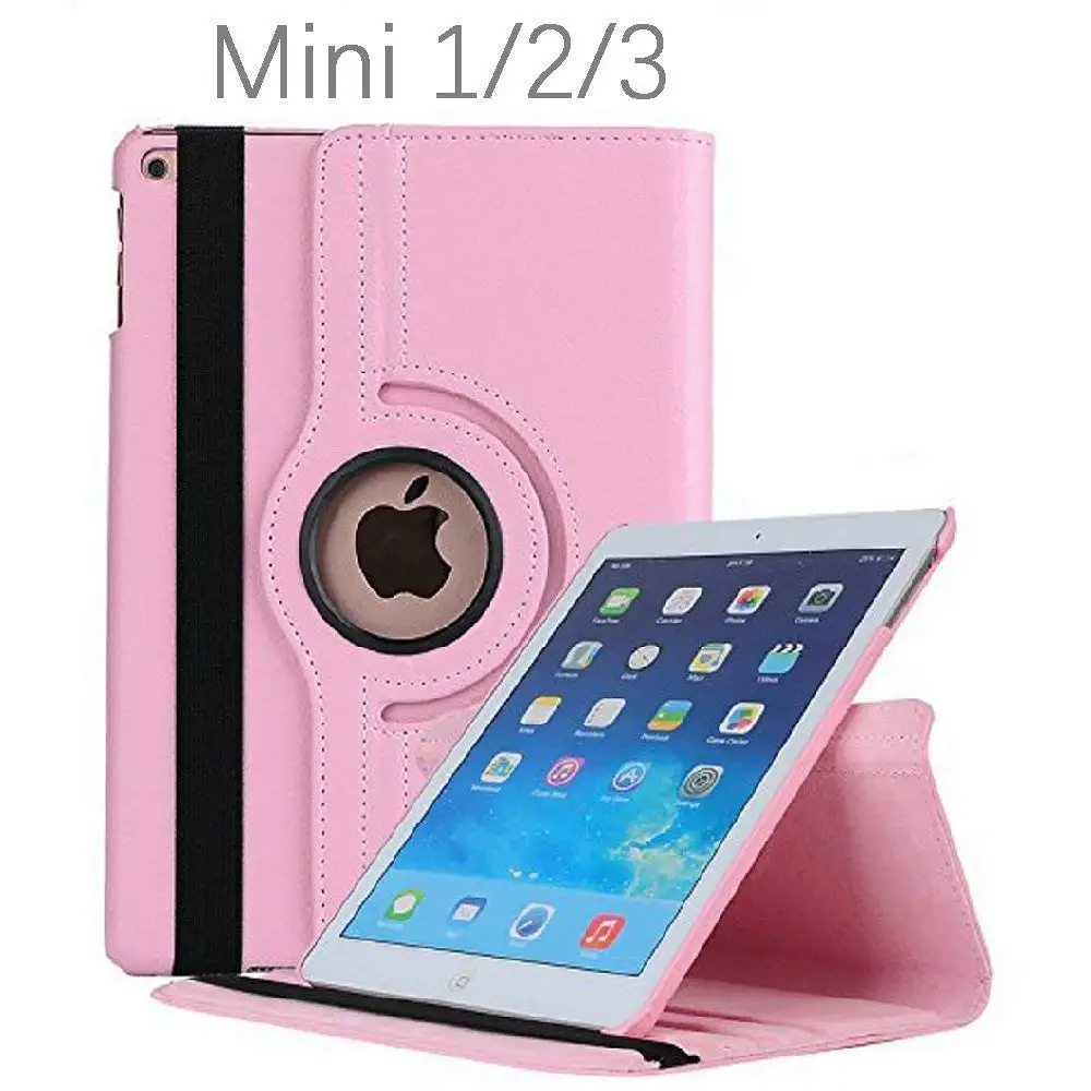 Чехол для iPad Mini с поворотом на 360 градусов откидной из искусственной кожи 2 3 чехлы