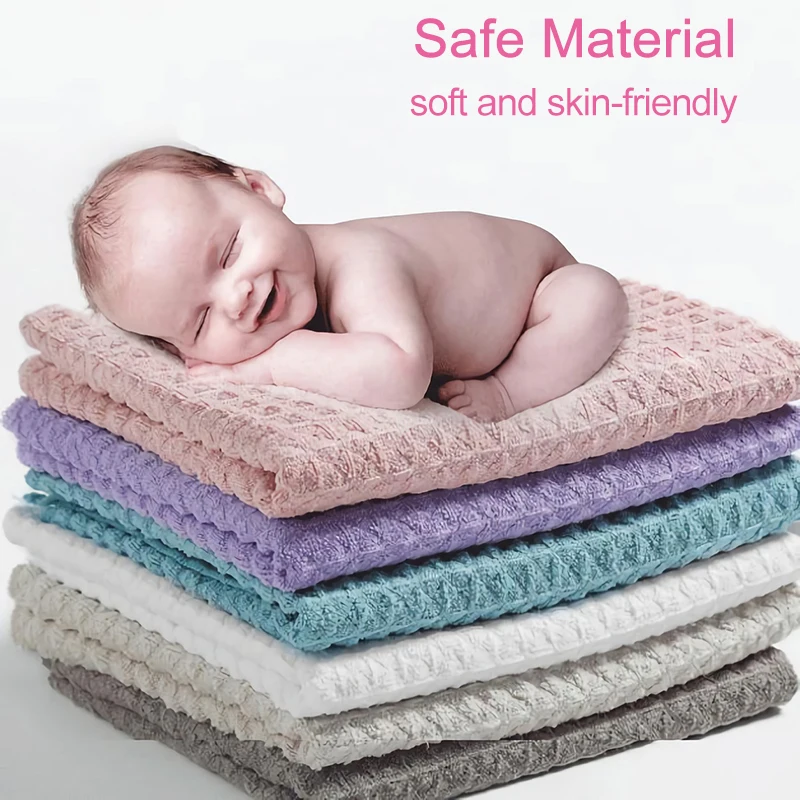 Вафельное впитывающее полотенце для волос быстросохнущее женское головы тюрбан