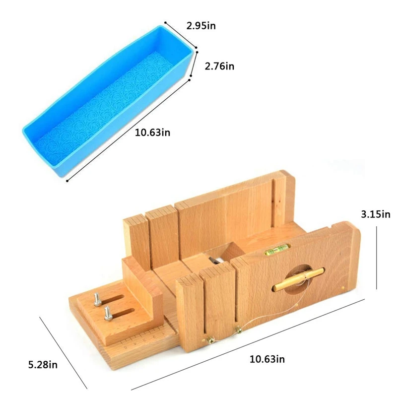 Комплект пресс форм для силиконового мыла сделай сам буханка торта нож + 1 шт.