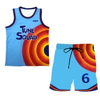 anime cosplay costumes space jam jerseys tune squad jersey james 3d digital printing tops shorts casual vest adult role playing