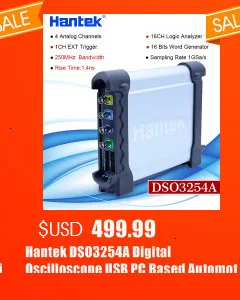 Цифровой регистратор данных Регистратор bluetooth регистраторы мультиметр Hantek 365A/B/F PC USB Напряжение Ток Сопротивление температура измеряется