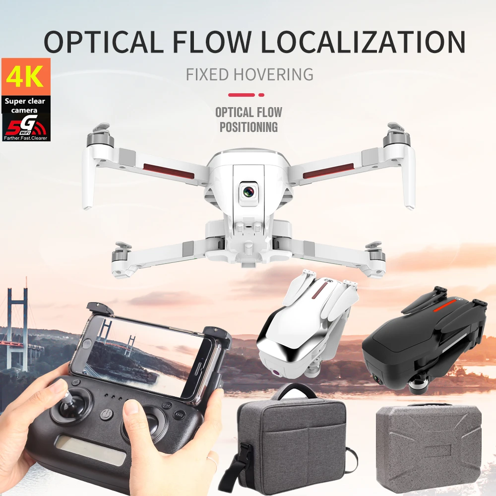 Профессиональный GPS дроны CSJ X7 Drone 4K 5 8G HD камера складной бесщеточный