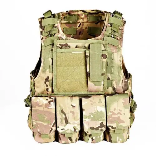 ACU Открытый Кемпинг Охота тактика армейский Molle камуфляж мульти-карман Броня жилет одежда Открытый Кемпинг Охота жилет одежда - Цвет: ACU