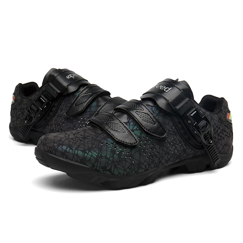spesifikasi Self-Locking Sepatu Bersepeda Jalan Sepeda Baru Naik Ultra Ringan Yang Tidak Tahan Slip Profesional Luar Ruangan Olahraga Pria Sneakers