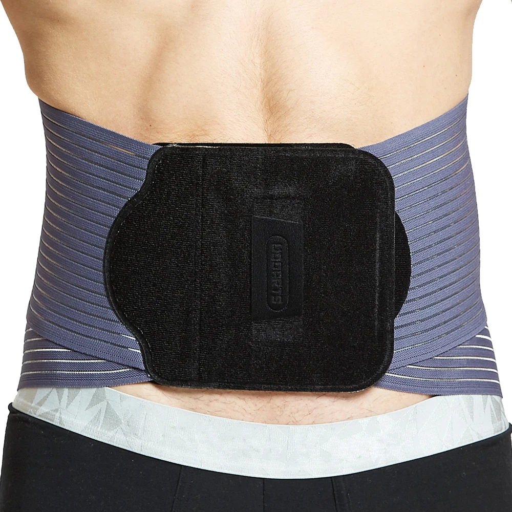 

Back Support Belt Lumbar Brace Back Brace Waist Support With Removable Double Pull Strap, Pads And Steel Splints