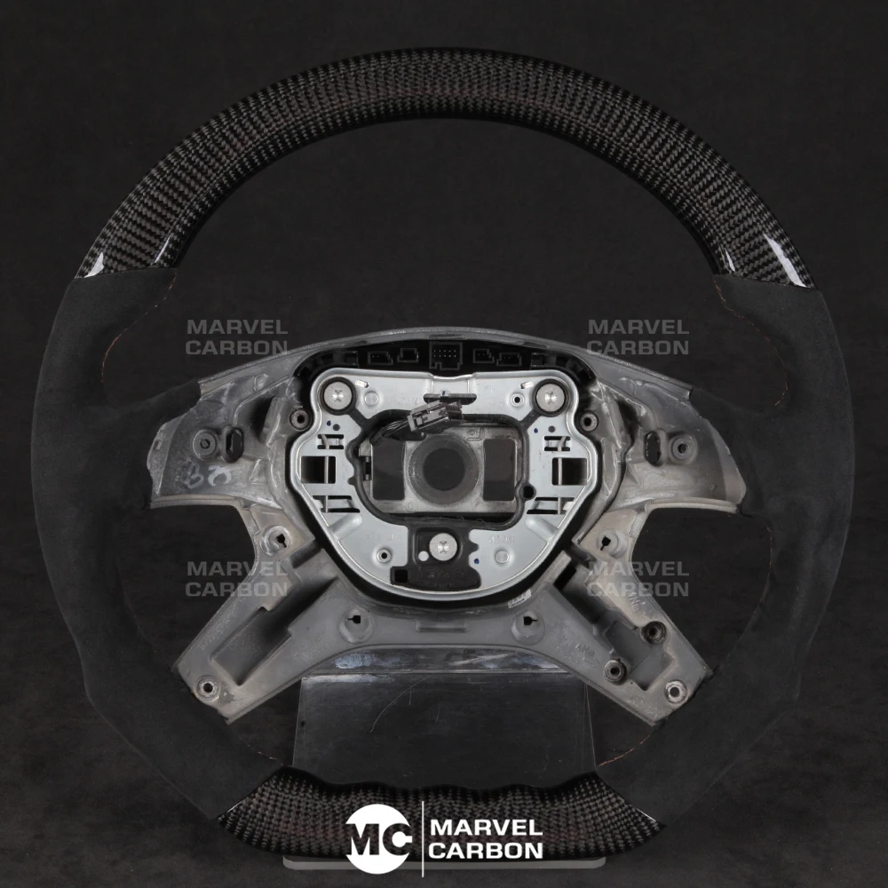 

100% REAL CARBON FIBER STEERING WHEEL COMPATIBLE WITH Benz