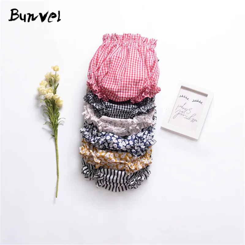 Bunvel/детские шаровары Детские шорты для малышей Повседневные в полоску с принтом