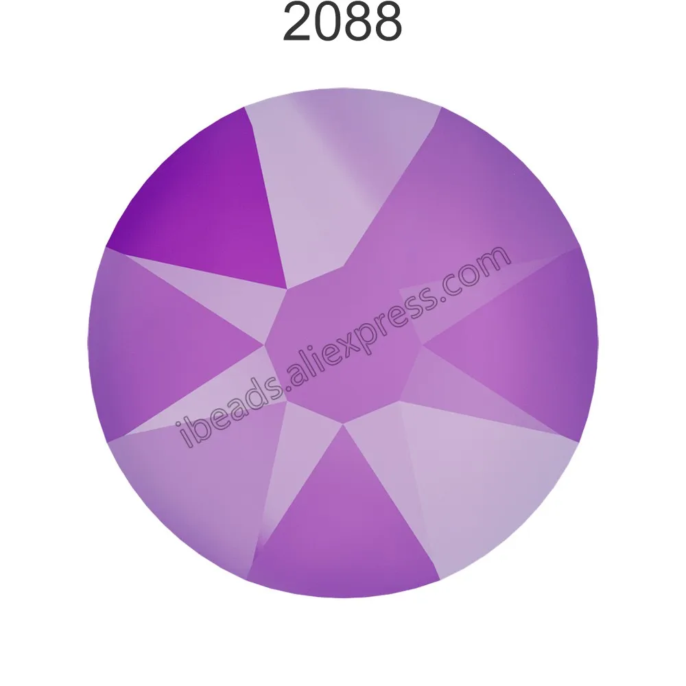 ElectricViolet L148S 24 шт.) Оригинальные стразы Swarovski 2088 XIRIUS Electric Effect плоские стразы без горячей фиксации Стразы для украшения ногтей - Цвет: ElectricViolet L148S