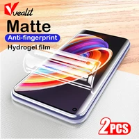 full cover matte hydrogel film for oppo a74 a35 a94 a54 realme gt neo 2 x7 8 7 pro ultra c21 c25 v13 v15 screen protector