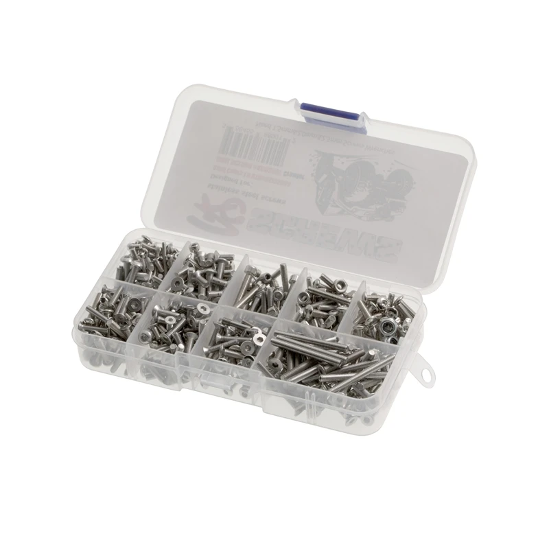 

for Axial SCX10 III AXI03007 Axial Capra 1.9 UTB AXI03004 1/10 RC Crawler Car Parts 430Pcs/Set Screws Box Set