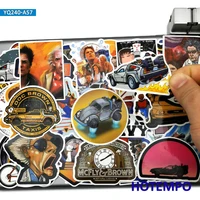 57pcs back to the future classic movie style stickers toys for kids mobile phone laptop suitcase skateboard car decal stickers
