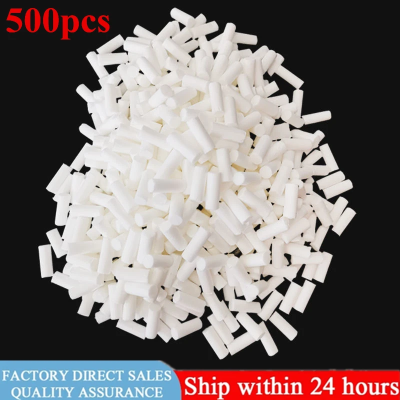 

500pcs DIY Making Cigarette Cotton Filter Holder Disposable Mouthpiece Wrapped Paper Filters Tobacco Weed Tips Smoking Supplies