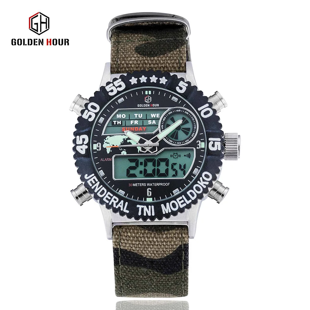 Армейские наручные часы мужские модные водонепроницаемые кварцевые Reloj Hombre с