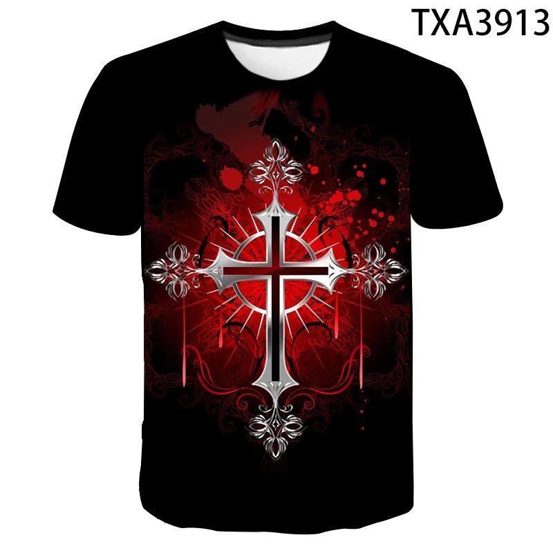 

Prayer 3D Print Tee Men Women Casual O-Neck Streetwear T-Shirt Men/Unisex Punk Style Cool O-Neck Breathable Outdoor 3D T Shirt