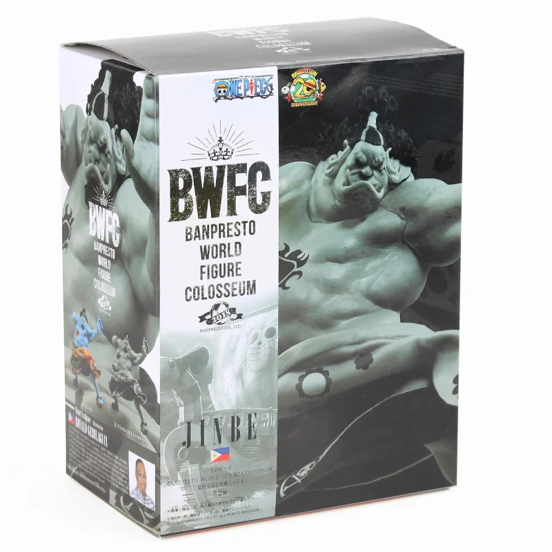 

15cm One Piece Jinbe Action Figure BWFC Fishman Jinbe Sun Pirates World Collosseum Model Toys