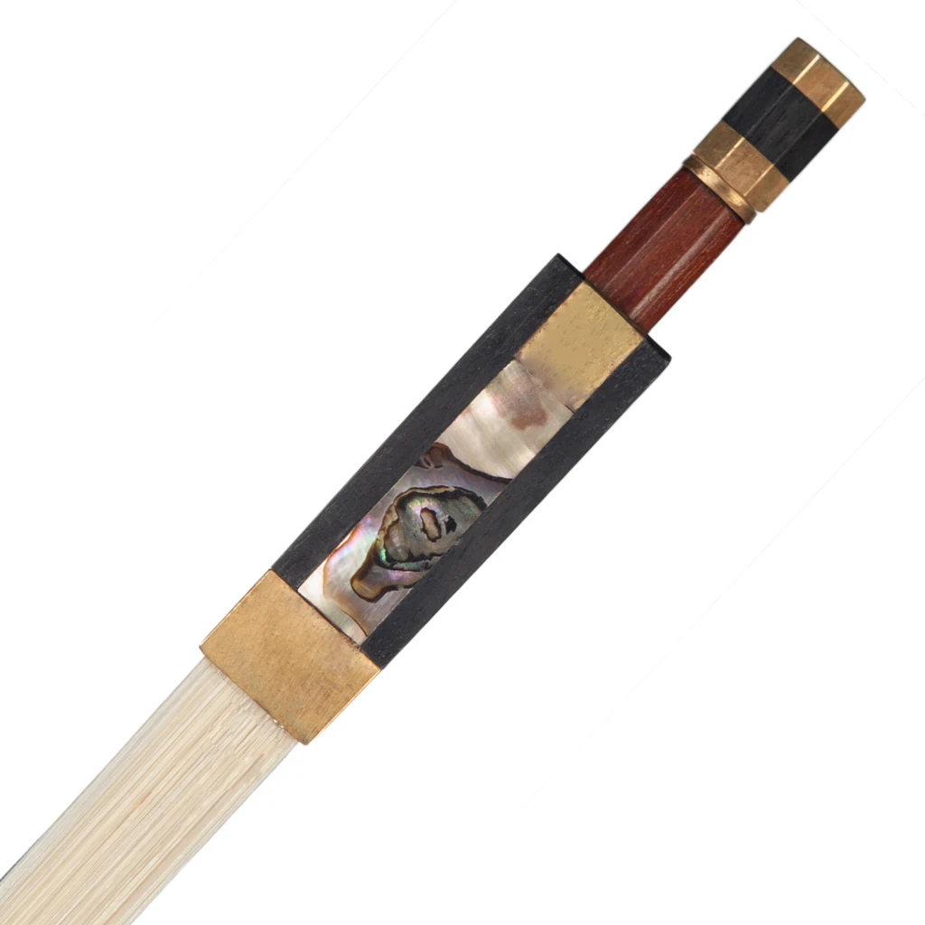 4/4 скрипка/Скрипка Лук из бразильского дерева круглая палка белый монгольский