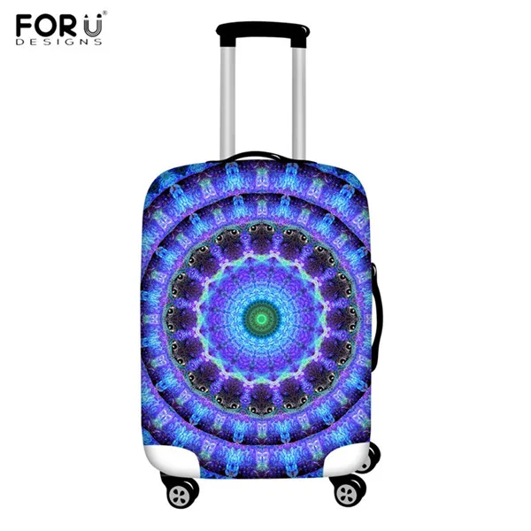 FORUDESIGNS лучистый сердечник духовный узор чемодан Крышка эластичный багажный Защитный чехол для путешествий сумка против пыли тележка чехол - Цвет: HMA375