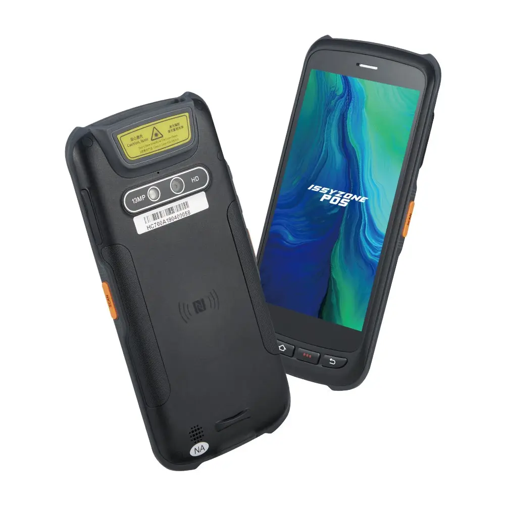 IssyzonePOS Android 6,0 PDA 2D сканер штрих-кода pos-терминал NFC Беспроводной считыватель штрих-кодов сборщик данных сенсорный прочный PDA