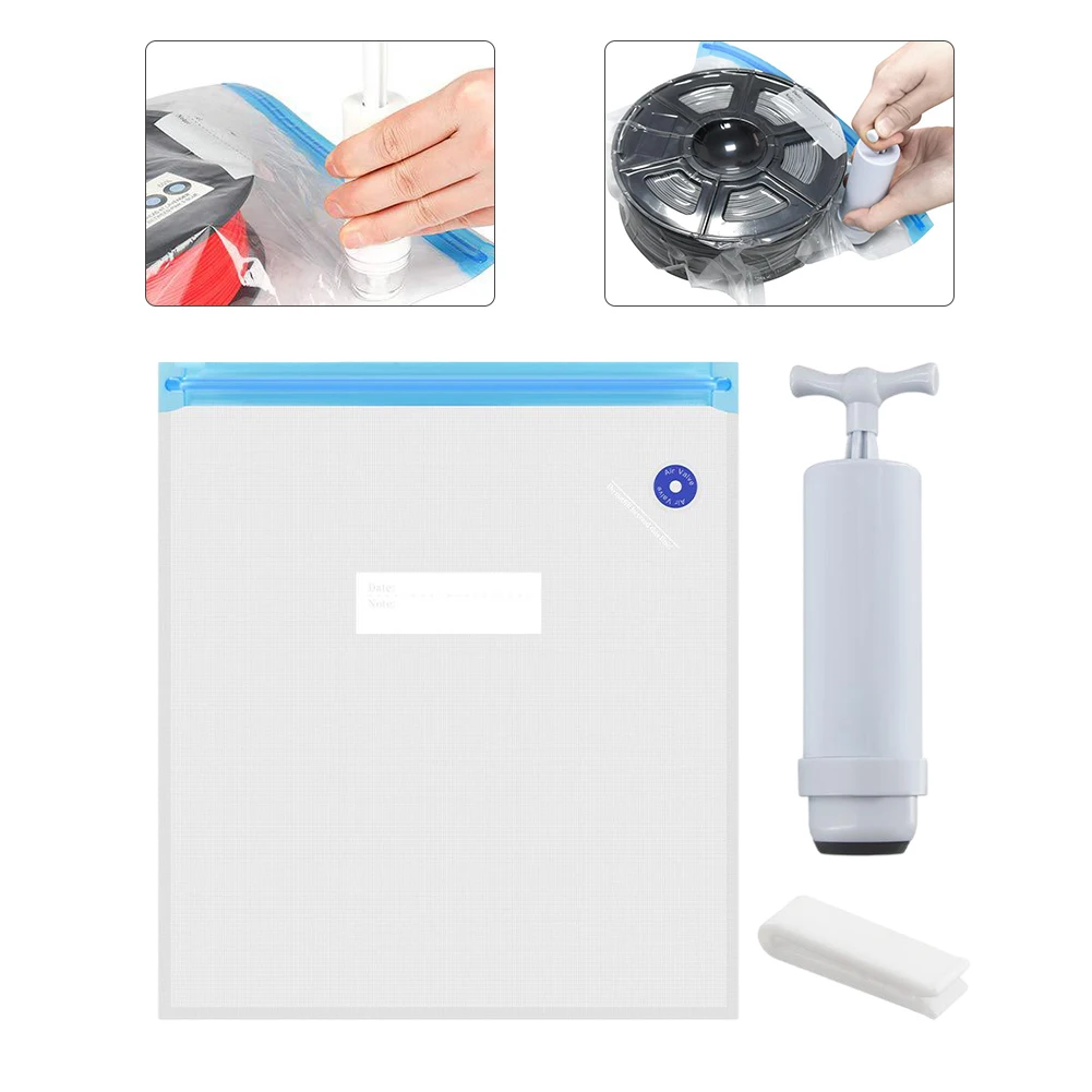 

Transparent Sealing Bag Reusable Filament Dryer Filament Vacuum Storage Bag 3D Printer Consumable Accessories Humidity Resistant