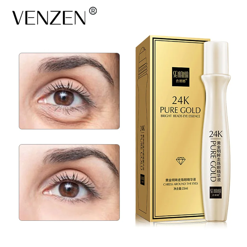 

SENANA Rolling Collagen Eye Serum Nourish Moisturizer Anti Aging Ageless Against-Puffiness Firming Eye Care15ml