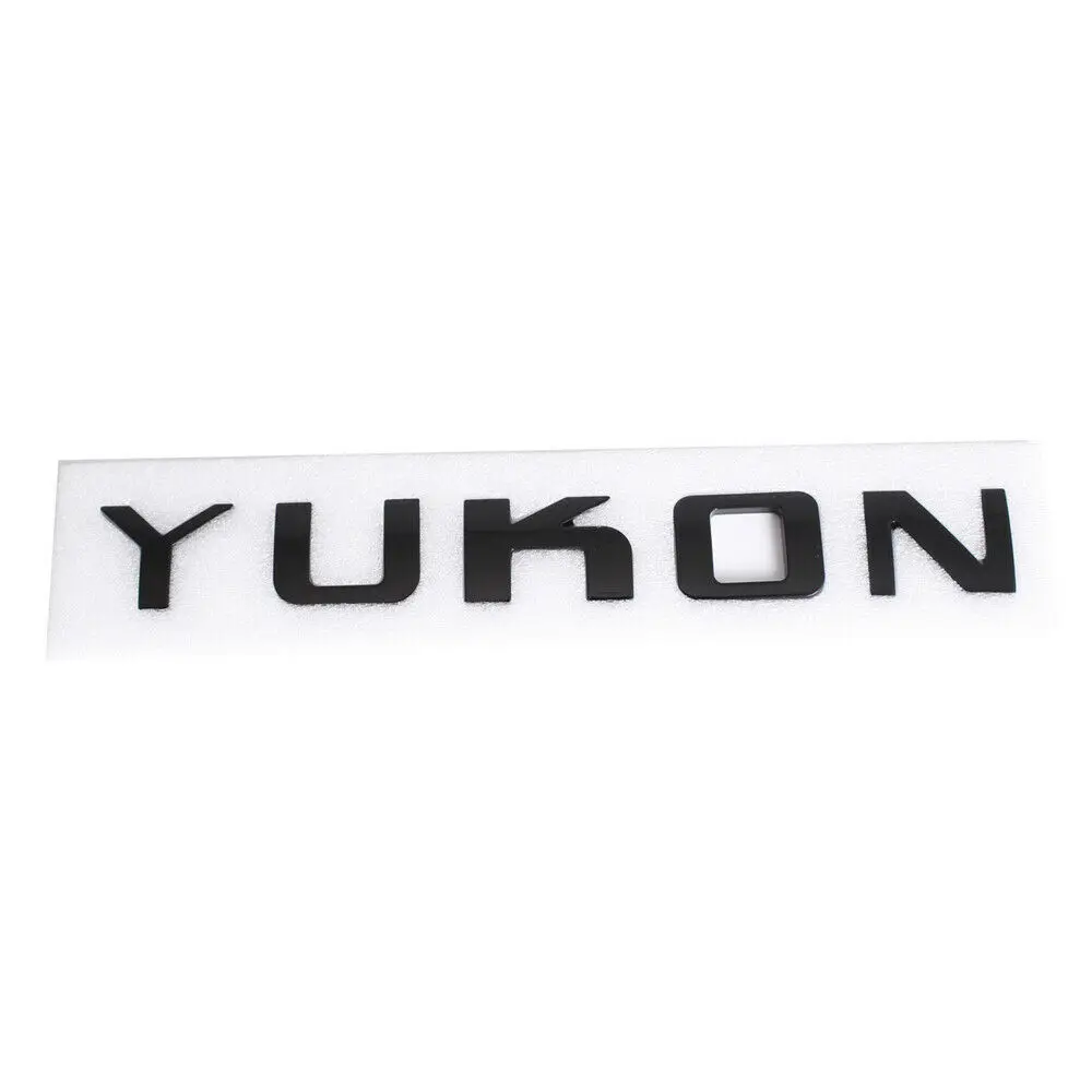3D YUKON Letter Эмблема для кузова автомобиля Tailgate Fender декоративная наклейка GMC Yukon |