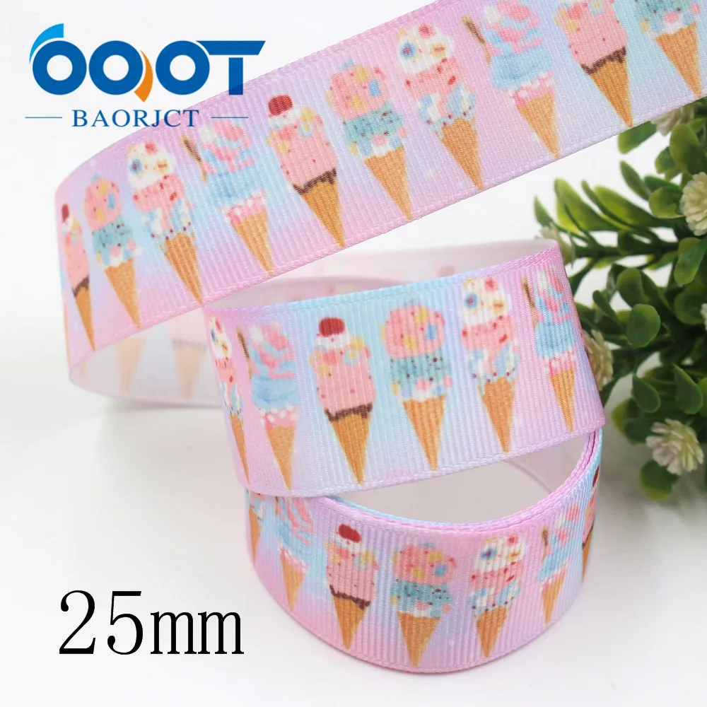 OOOT BAORJCT I-19920-2224, 25 мм, 38 мм 10 ярдов фрукты, торт, мультфильм печатных корсажные ленты, ленты ремесла, лук крышка DIY аксессуары