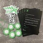 5 комплектов в партии 2020, бирка StockX, зеленая круглая бирка, наклейки Rcode, пластиковая пряжка для обуви, проверенная оригинальная бирка
