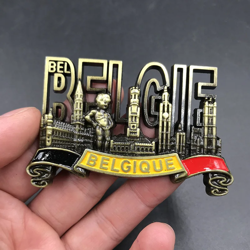 Магнитные металлические магниты для холодильника Металлические 3d наклейки с