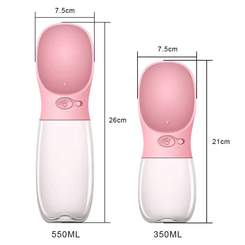Переносная бутылка для воды домашних питомцев уличный дозатор маленьких и