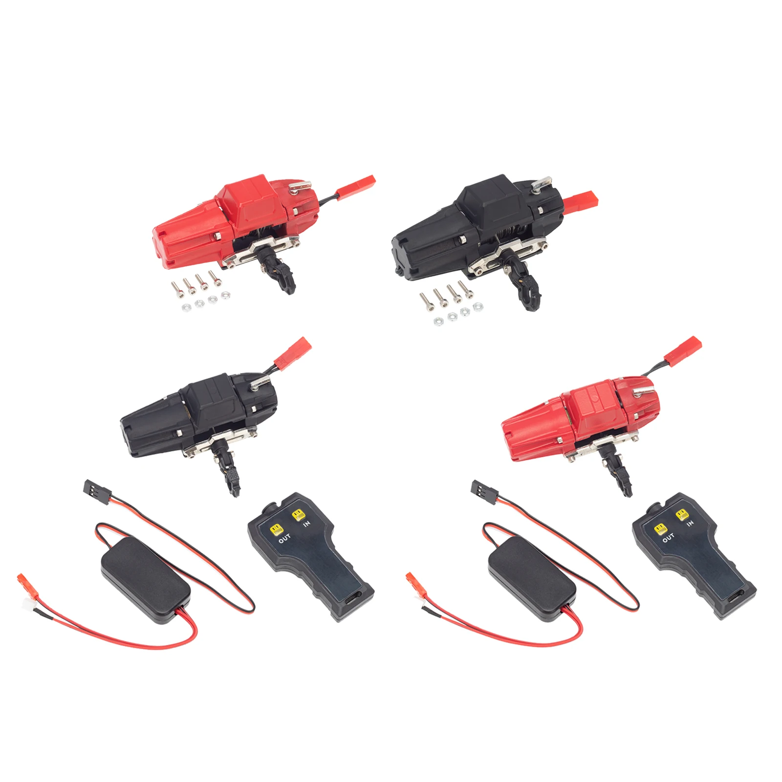 

Электронная лебедка, радиоуправляемая система управления лебедкой для масштаба 1/10, радиоуправляемая модель автомобиля на гусеничном ходу,...