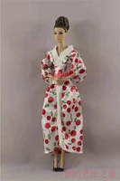 japanese robe traditional kimono clothes for barbie doll dress long yukata cosplay costume 16 bjd dolls playhouse toys kid gift