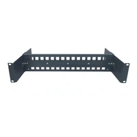 2u 19 inch adjustable rack mount din rail chassis in cabinet 19 rackmount din rail bracket for 35mm din rail mount devices