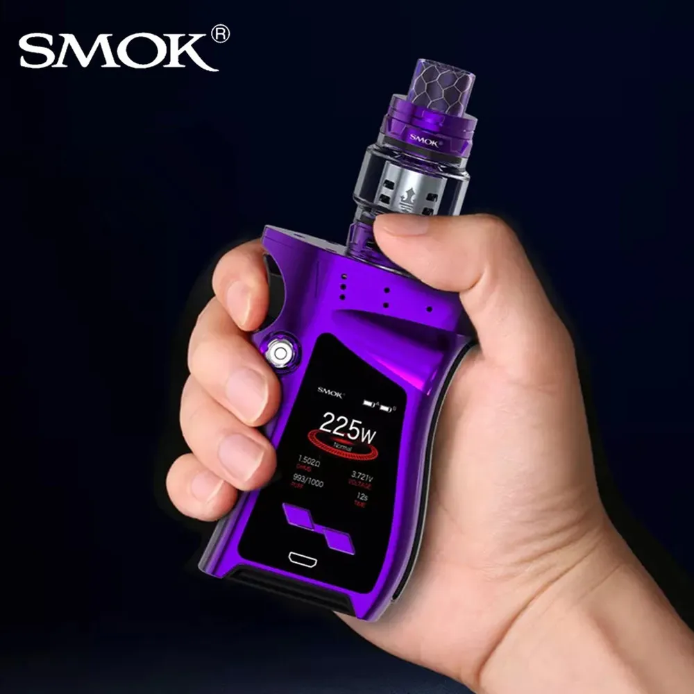 Vape Smok MAG Комплект Elektronik Sigara225W коробка мод испаритель FV12 Prince POD бак катушки сигареты электронная сигарета атомайзер S168