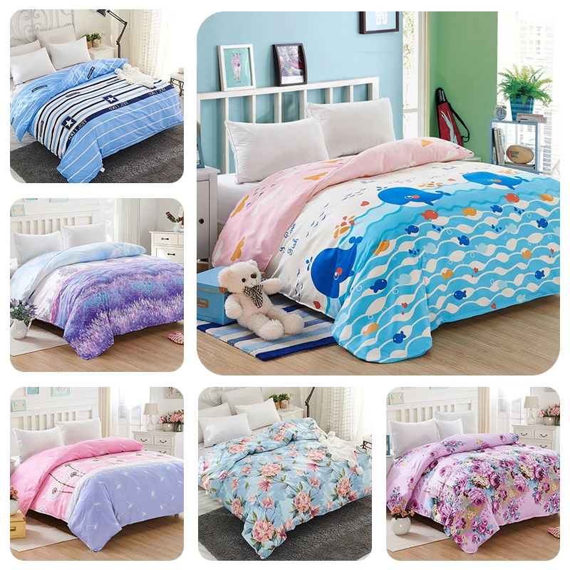 Комплект постельного белья из микрофибры 1 шт. пододеяльник стеганое одеяло