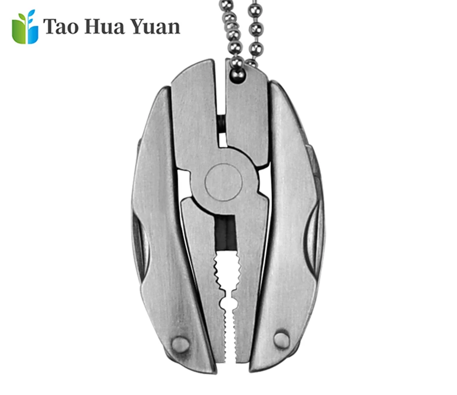 Портативные/многофункциональные складные плоскогубцы Mini EDC 2CR13 складной нож