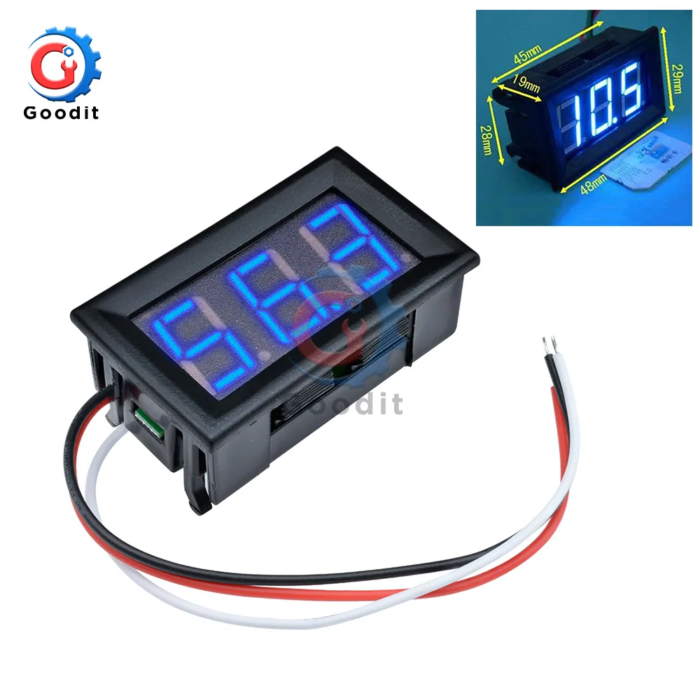 0 56 дюймов мини красный зеленый синий светодиодный дисплей Панель измеритель