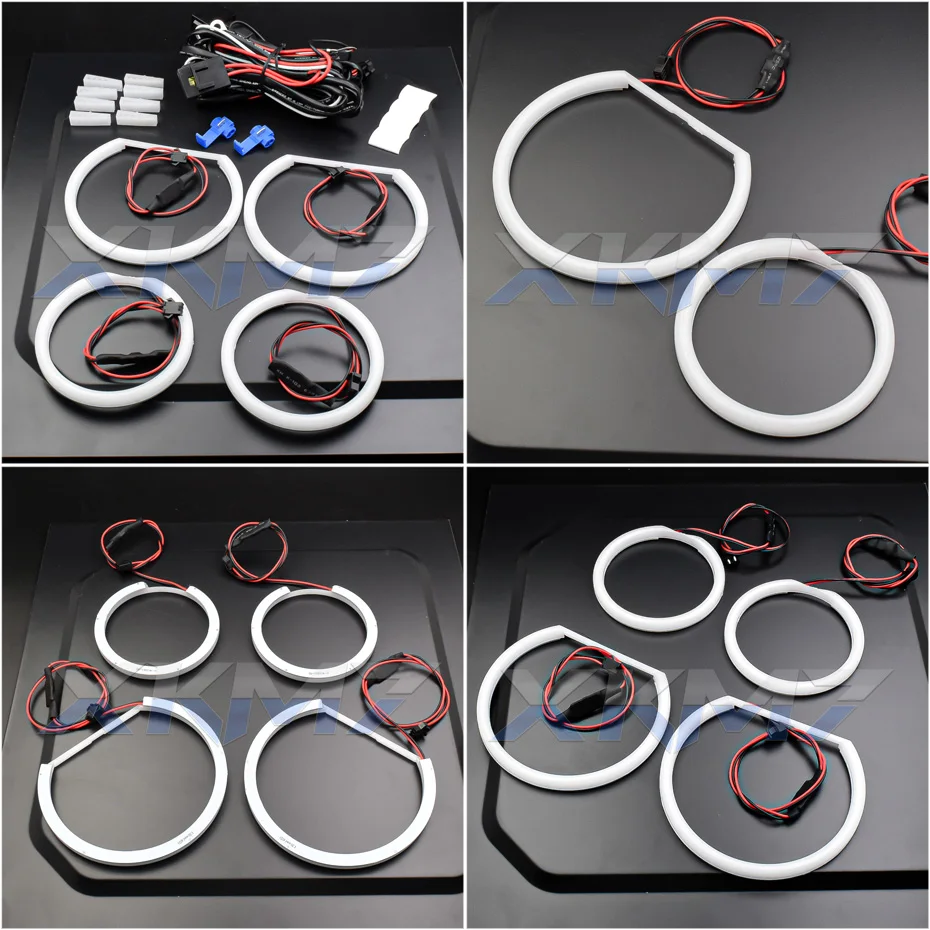 LED ангельские глазки для BMW E60 E61 Ксеноновые галогенные фары модифицированные