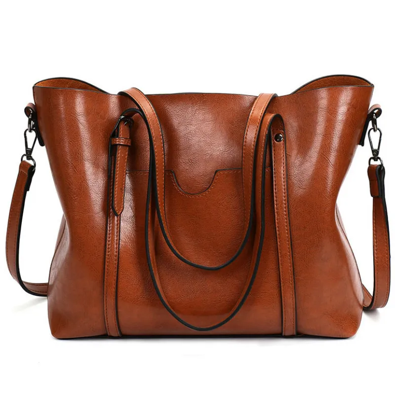 Фото Женская кожаная сумка женские роскошные сумки дизайнерские через плечо высокого