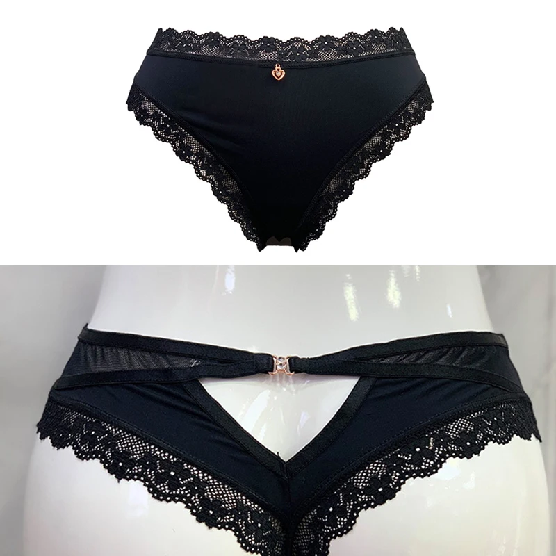 

New women's low-waist underwear comfortable breathable seamless panties temptation thong lace hollow sexy panties
